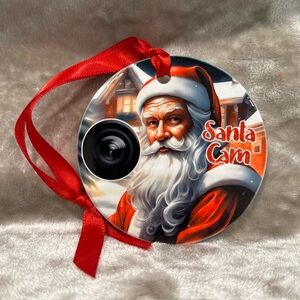 Santa Cam Ornament